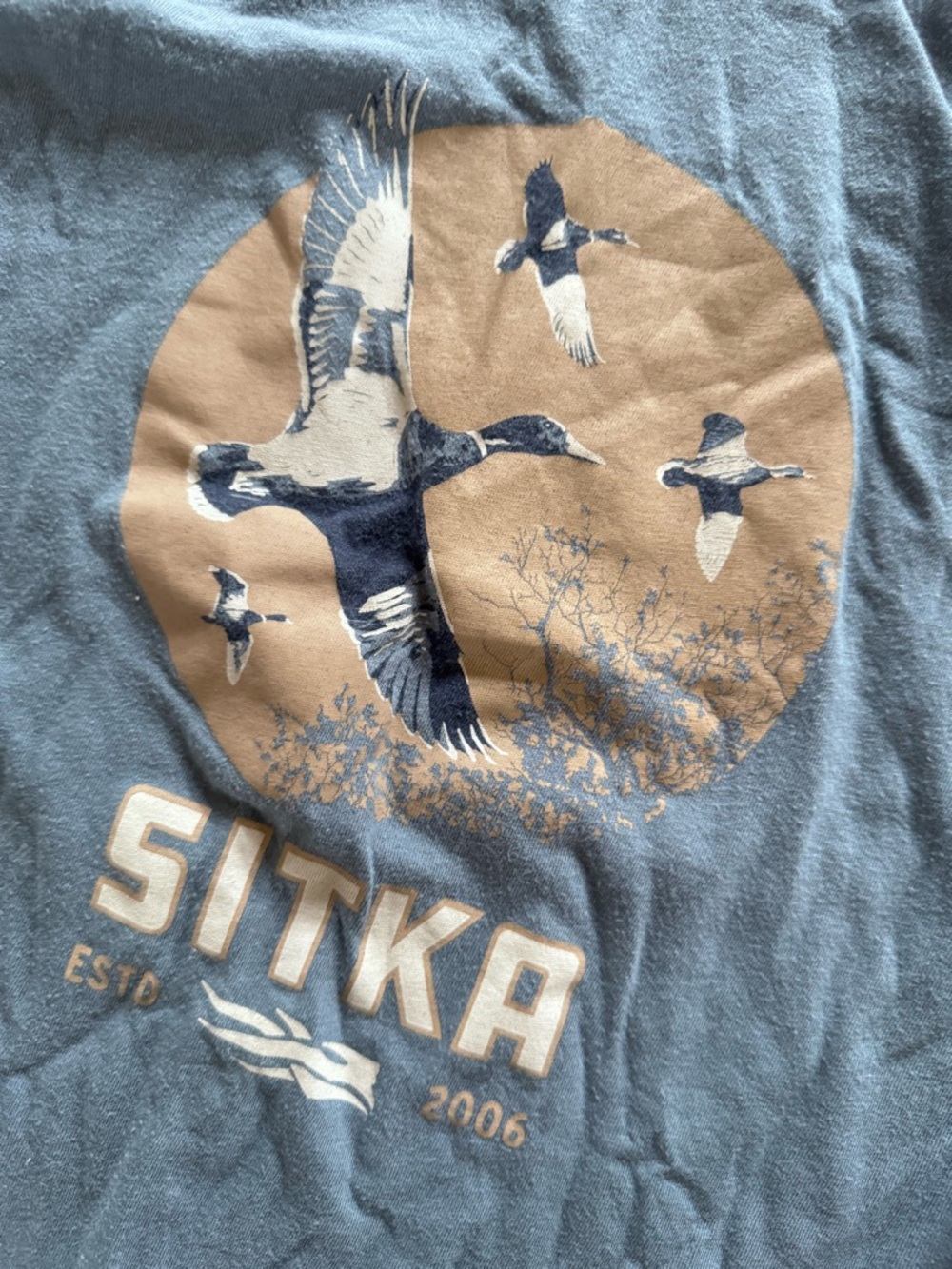Sitka Men's Short Sleeve Tee in Slate Blue